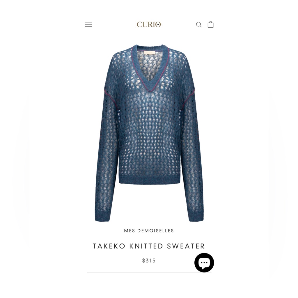 Brand New, Worn Once Sweater // Gorgeous Open-Knit